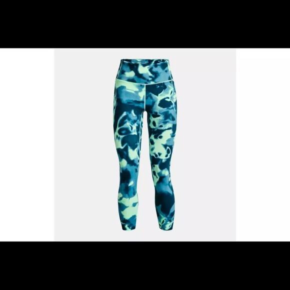 Under Armour Meridian High Rise Print Ankle Leggings X-Small - Picture 2 of 6